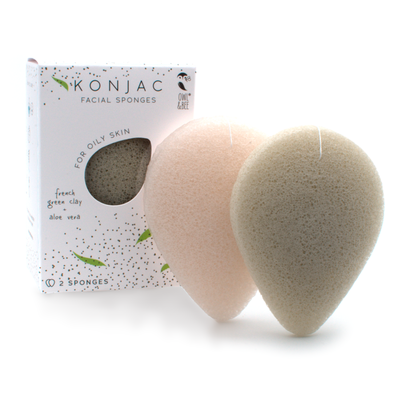 Eponge Visage Konjac Aloé Vera Nature et Partage