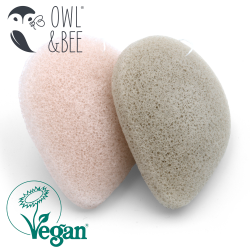 Konjac esponjas faciales - Para la piel grasa