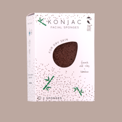 Konjac esponjas faciales - Para la piel seca